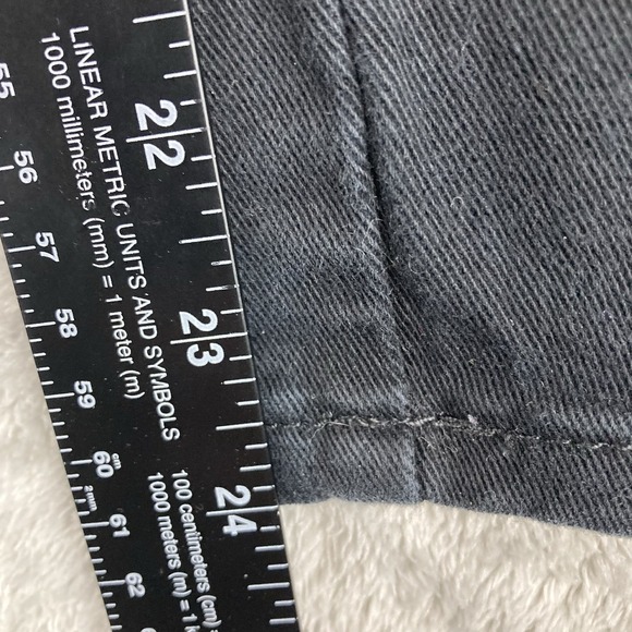 Gloria‎ Vanderbilt Amanda Jeans Size 10P Black Capri Denim Stretch - Picture 10 of 16